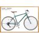 21 технология (21Technology) гибридный велосипед Shimano производства 6 ступени переключение скоростей 26 дюймовый FUCL266( темно-зеленый )