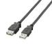 쥳(ELECOM) U2C-E05BK(֥å) USB2.0Ĺ֥A-A 0.5m