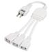 ya The waY02V3002WH белый AC адаптор для 3 разделение удлинитель 3 выход ширина ..0.2m