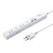  Sanwa Supply TAP-SLIM5U-3 USB зарядка c функцией тонкий ответвление 2P*5 выход *3m