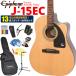 Epiphone �G�s�t�H�� �A�R�M J-15EC �A�R�[�X�e�B�b�N�M�^�[ ���S�� ���� 13�_ �Z�b�g �G���A�R �s�b�N�A�b�v�t �yAJ-100CE�z