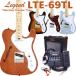  электрогитара Legend LTE-69TL ZOOM G1XFour есть начинающий 18 позиций комплект Legend Telecaster sin line type 
