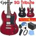 Epiphone Epiphone SG Tribute SG Tribute электрогитара начинающий введение Mini усилитель есть 9 пункт Basic комплект 