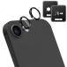 2 шт. комплект соответствует iPhone 16E камера плёнка aluminium сплав + усиленный стеклянный iPhone 16E для линзы пленочный фотоаппарат защита соответствует .