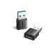 UGREEN USB Type-C �ϊ��A�_�v�^ USB 3.1 10Gbps Type C ���X to USB 3.0 �I�X �ϊ� QC3.0