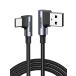 UGREEN USB Type C L знак кабель 0.5m QC3.0/2.0 соответствует внезапный скорость зарядка данные пересылка нейлон плетеный высокая прочность Xperia