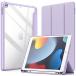 JEDirect iPad 10.2 дюймовый кейс ( no. 9/8/7 поколение,2021/2020/2019 модель для ) Pencil место хранения возможность прозрачный задний ka