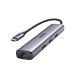 UGREEN USB-C LAN адаптор 1000Mbps C to RJ45 4in1 3*USB3.0 порт повышение USB ступица MacBo