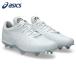  Asics Gold stage I-PRO сила скорость широкий бейсбол шиповки металлические принадлежности шиповки средняя школа бейсбол соответствует белый шиповки шнур модель широкий 3E 1121A074 asics 2025 осень-зима 