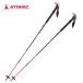  atomic BCT MOUNTAINEERING CARBON SQS ski paul (pole) ski stock flexible 115-135cm light weight AJ5005452 gray red ATOMIC 2023-24