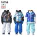  колено ma Kids to гонг - одежда для лыжников верх и низ в комплекте лыжи сноуборд снежные игры . индустрия посещение школы ребенок мужчина девочка зимний костюм JR-1655 nima 2025-26