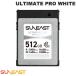 SUNEAST солнечный East 512GB ULTIMATE PRO WHITE Series CFexpress Type B Card PCIe Gen3 x2 R:1800MB/s W:1600MB/s SE-CFXB512GW1800