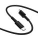 AUKEY �I�[�L�[ Impulse Series USB Type-C to Type-C �ґg�i�C�����P�[�u�� 60W PD�Ή� 1.5m �u���b�N CB-CC15L-BK