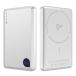 HACRAY �n�N���C Qi2�Ή����o�C���o�b�e���[ ���C�����X�[�d AirSlim MagSafe�Ή� PD18W�Ή� 5,000mAh �V���o�[�z���C�g