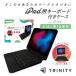 TRINITY iPad A16 11���� / 10.9�C���` iPad 10 iPad��p�L�[�{�[�h�P�[�X �u���b�N