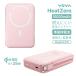 VOVA �{�o Qi2.2 25W ���ő̃��o�C���o�b�e���[ HeatZero 10000mAh �y�[���s���N VA117PK