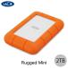 դHDD ݡ֥ϡɥǥ Lacie 饷 2TB Rugged Mini USB 3.0б Ѿ׷ դHDD ݡ֥ LAC9000298 ͥݥԲ