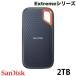 �y���s�A���i�zSanDisk 2TB Extreme�V���[�Y �C���^�[�t�F�C�XUSB3.2TypeA+TypeC/Gen2 R=1050MB/s W=1000MB/s �|�[�^�u��SSD �C�O�p�b�P�[�W