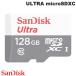 �y���s�A���i�zSanDisk �T���f�B�X�N 128GB ULTRA microSDXC 100MB/s �A�_�v�^�� �C�O�p�b�P�[�W SDSQUNR-128G-GN3MN