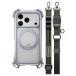 MagEasy iPhone 17 Pro Odyssey Ultra M 360 With Strap C MagSafe�Ή� �X�g���b�v�t�� �ϏՌ��P�[�X Mist/Concrete Gray