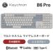 Keychron B6 Pro ���ܸ����� �����������å� ����ȥ饹��� �磻��쥹�����ܡ��� ��ȥ��֥롼 �ͥ��ݥ��Բ�