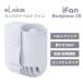ELAiCE �G���X iFan Bodyblow 2S �x���g ��|�� 2way�R���p�N�g�t�@�� �z���C�g IF-BBS26WH