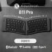 Keychron B11 Pro �p��z�� Alice���C�A�E�g �V�U�[�X�C�b�` �E���g���X���� �܂肽���ݎ��L�[�{�[�h �X�y�[�X�O���[