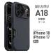 AULUMU �I���� iPhone 18 Pro / 17 Pro A18 �ϏՌ� MagSafe�Ή��P�[�X �_�[�N�u���[ ALM28722i18PR