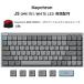 Keychron J9 75% 英語配列 赤軸 White LED カスタムメカニカルキーボード