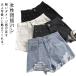  высокий талия Denim шорты женский Denim брюки низ брюки весна лето большой размер S-2XL симпатичный модный casual -тактный li