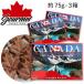 メープルリーフチョコ ギフト カナダ土産 Gourmet CANADIANA 3箱セット 75g Milk Chocolates グルメカナディアナ 海外 輸入菓子 別送 夏季クール