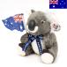  flag koala soft toy height 18cm koala souvenir Australia ... Australia earth production abroad import 