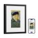 SwitchBot( переключатель boto) SwitchBot AI искусство парусина 13.3 дюймовый E Ink Spectra 6 W8402010 бумага. подобный ощущение качества. Full color электронный бумага AI искусство рама 
