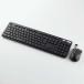  Elecom (ELECOM) TK-FDM110MKBK черный антибактериальный беспроводной тонкий полный клавиатура &amp; мышь 109 ключ японский язык расположение 