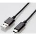 쥳(ELECOM) U2C-AC20NBK(֥å) U2C-ACNBK꡼ USB2.0֥ 2.0m