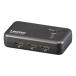 ом электро- машина (OHM) AV-S3S6-K черный 3 порт HDMI селектор переключатель машина HDMI 2.0b-HDCP2.2 соответствует 05-0569