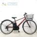  электромобиль б/у спорт Panasonic Velo Star красный 700C YG122 велосипед с электроприводом Yokohama 