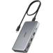 ANKER 󥫡 Anker 563 USB-C Hub (10-in-1Dual 4K HDMIfor MacBook) B2C - UN Gray Iteration 1(A83860A1)