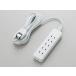 ELECOM 쥳 쥳 T-S02N-2630WH 󥰥ץ饰å 6ĸ 3m ۥ磻(T-S02N-2630WH)