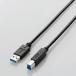 ELECOM 쥳 USB3.0֥(A-B)/1.0m/֥å(USB3-AB10BK)