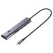SANWASUPPLY 掠ץ饤 USB Type-C ɥå󥰥ϥ(USB-5TCHCP17GM)