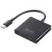 SANWASUPPLY 掠ץ饤 USB Type-C ϥ(3ݡ)(USB-3TCP12BK)