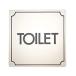 HIKARI �� �ץ졼�� TOILET 110x110x1mm �ơ����դ�