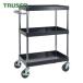 TRUSCO Trusco Nakayama тележка для инструмента Phoenix Wagon 600X400 3 уровень Φ75 резина колесо черный (PEW963G75BK 8000)
