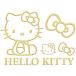 seiwa(SEIWA) Hello Kitty автомобильный стикер эмблема Gold 1 листов ввод украшать KT546 HELLO KITTY