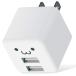 AC зарядное устройство смартфон * планшет для 2.4A мощность USB-A женский 2 порт случайный зарядка установка Cube type белый лицо MP...