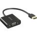 BUFFALO Buffalo HDMI to VGA конверсионный адаптор 0.15m черный (BHDVGBK)