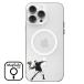iPhone17e кейс MagSafe соответствует iphone17 16e 16 15 14 13 12 11 10 7 se plus pro max кейс магнит банк si-Banksy букет . бросание . мужчина 