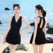  купальный костюм One-piece женский One-piece модель Корея способ спина открытие sexy большой размер экспонирование модный body type покрытие M L XL лето бассейн морская вода . resort ...
