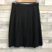 [ разряд B]ELLE зима юбка 24шт.@hida72×57 чёрный шерсть 50% ученик неполной средней школы ученик старшей школы женщина форма б/у школьная форма б/у форма 